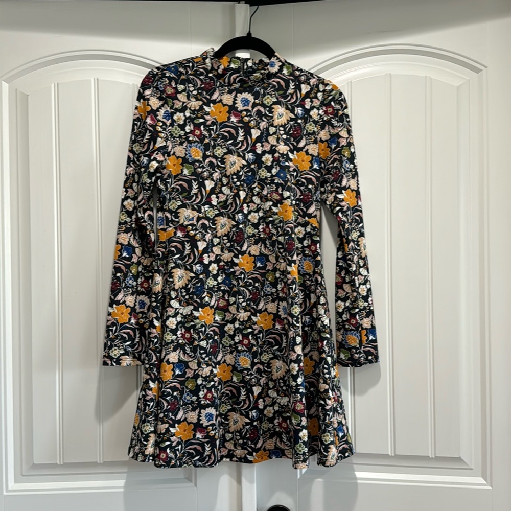 Altar’d State Stretchy mini dress with bell sleeves